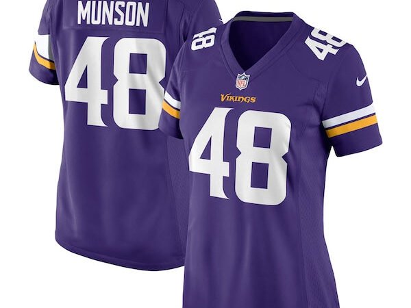 Calvin Munson Minnesota Vikings Nike Women's Game Jersey - Purple