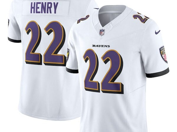 Derrick Henry Baltimore Ravens Nike Vapor F.U.S.E. Limited Jersey - White/Purple/Black