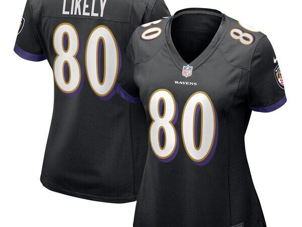 Isaiah Likely Baltimore Ravens Nike Women's Alternate Game Jersey - Black