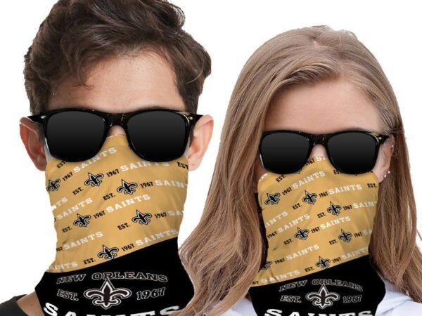 SAINTS FACE MASK BANDANAS