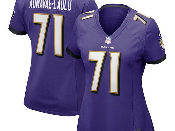 Malaesala Aumavae-Laulu Baltimore Ravens Nike Women's Game Jersey - Purple