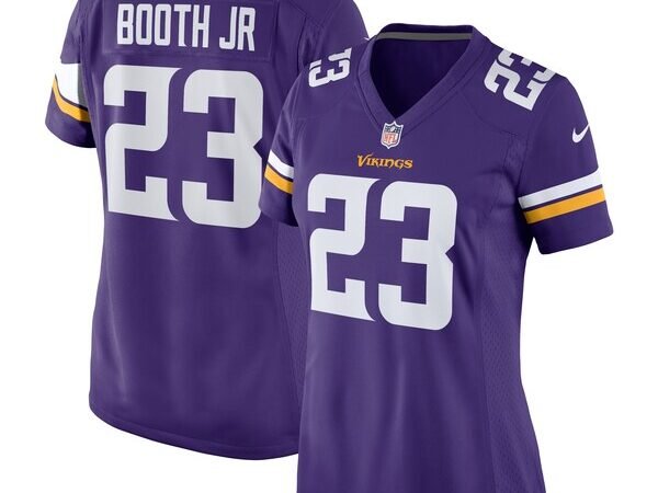 Andrew Booth Jr. Minnesota Vikings Nike Women's Player Game Jersey - Purple