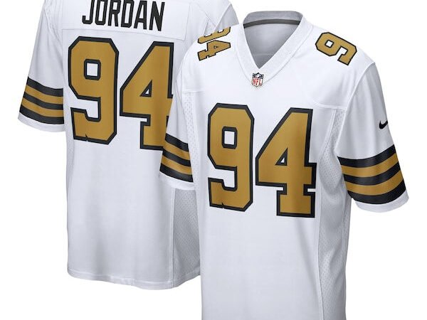 Cameron Jordan New Orleans Saints Nike Alternate Game Jersey -  White/Black