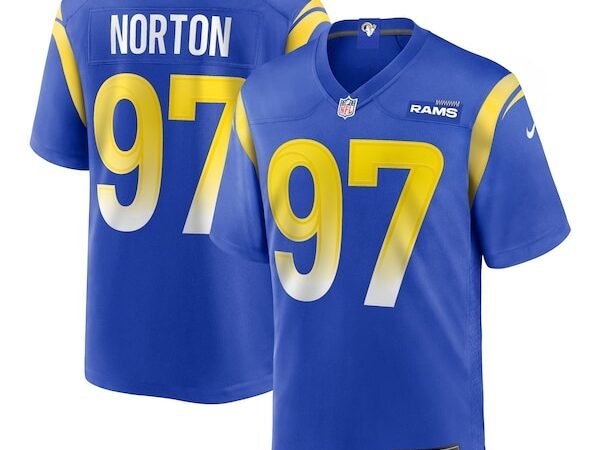 Bill Norton Los Angeles Rams Nike Team Game Jersey -  Royal