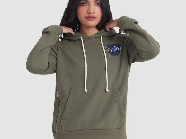 Detroit Lions Nike Women's 2025 Salute to Service Sideline Standard Issue Dri-FIT Hoodie - Olive