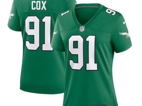 Fletcher Cox Philadelphia Eagles Nike Women's Alternate Game Jersey - Kelly Green