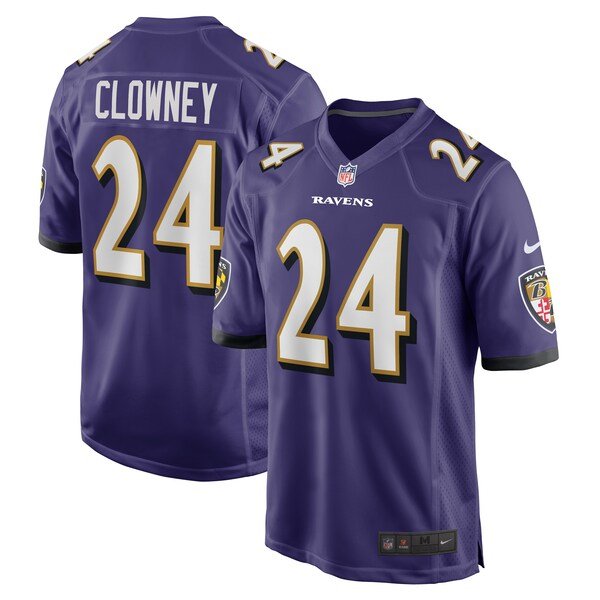 Jadeveon Clowney Baltimore Ravens Nike Game Jersey - Purple