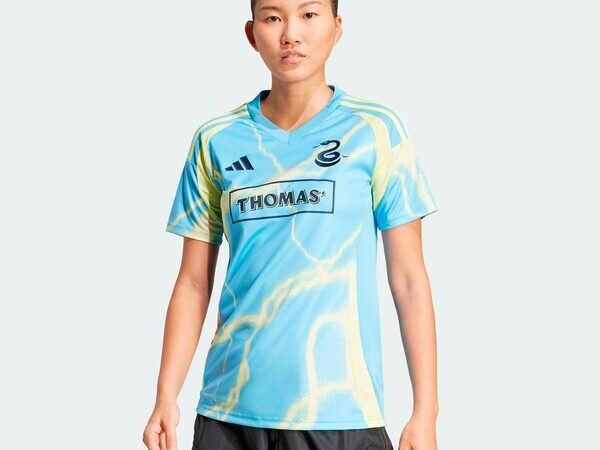 Philadelphia Union adidas Women's 2025 The Voltage Kit Replica Jersey - Blue