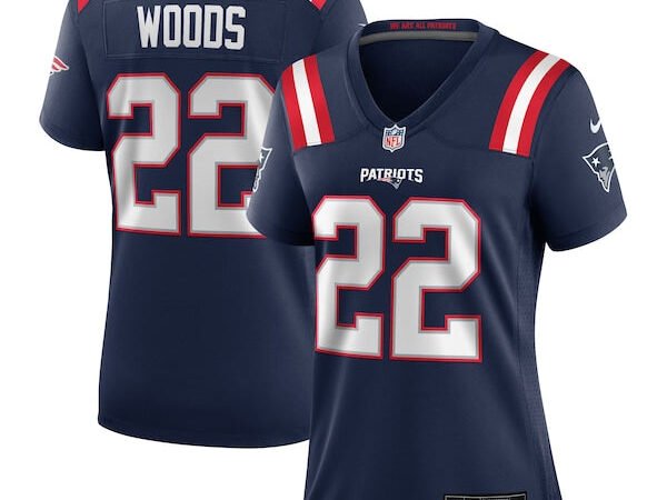 Charles Woods New England Patriots Nike Women's Team Game Jersey -  Navy