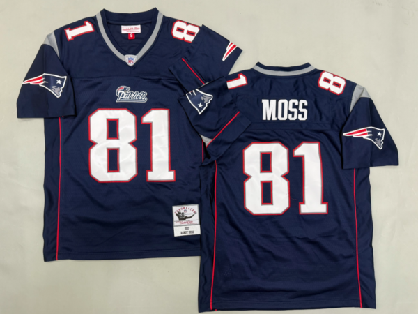Randy Moss New England Patriots Authentic Throwback Retired Player Jersey