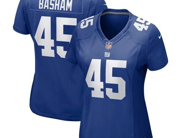 Boogie Basham New York Giants Nike Women's  Game Jersey -  Royal