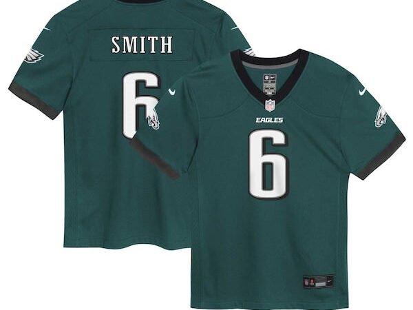 DeVonta Smith Philadelphia Eagles Nike Preschool Game Jersey - Midnight Green