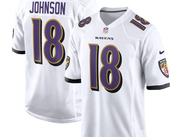 Diontae Johnson Baltimore Ravens Nike Player Game Jersey - White