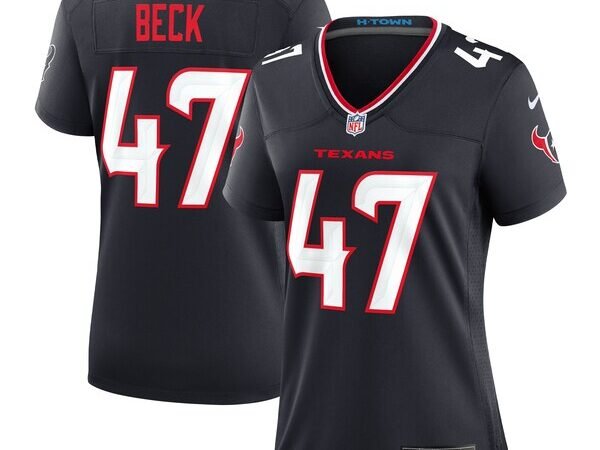 Andrew Beck Houston Texans Nike Women's Team Game Jersey -  Navy