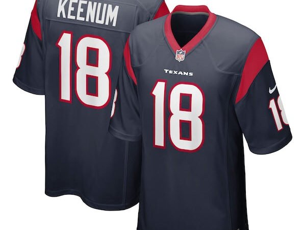 Case Keenum Houston Texans Nike Team Game Jersey - Navy