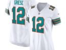 Bob Griese Miami Dolphins Nike Women's Retired Player Jersey - White/Aqua