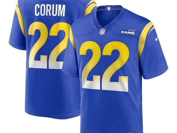 Blake Corum Los Angeles Rams Nike 2024 NFL Draft Game Player Jersey - Royal