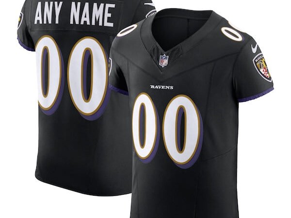 Baltimore Ravens Nike  Vapor F.U.S.E. Elite Custom Jersey - Black