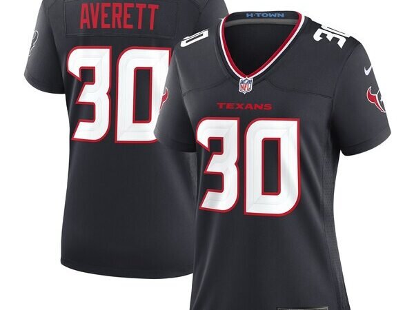 Anthony Averett Houston Texans Nike Women's Team Game Jersey -  Navy