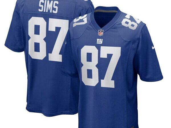 Cam Sims New York Giants Nike  Game Jersey -  Royal