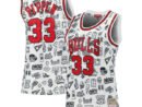 Scottie Pippen Chicago Bulls Women's 1997 Doodle Swingman Jersey - White