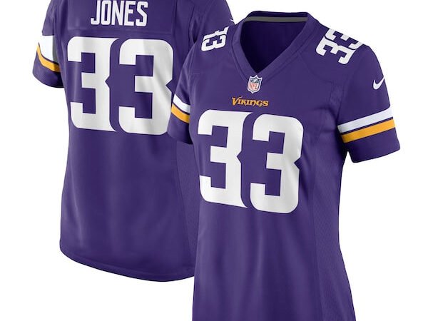 Aaron Jones Minnesota Vikings Nike Women's  Game Jersey -  Purple/White