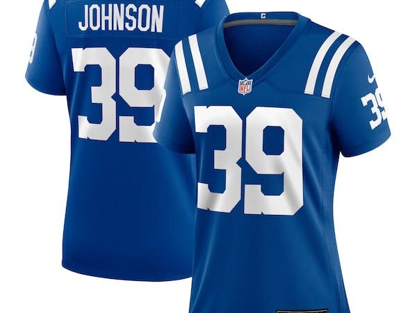 Alex Johnson Indianapolis Colts Nike Women's Team Game Jersey - Royal