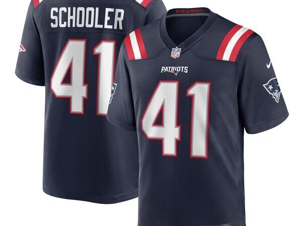 Brenden Schooler New England Patriots Nike Game Player Jersey - Navy