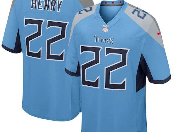 Derrick Henry Tennessee Titans Nike Youth Game Jersey - Light Blue/Navy/White
