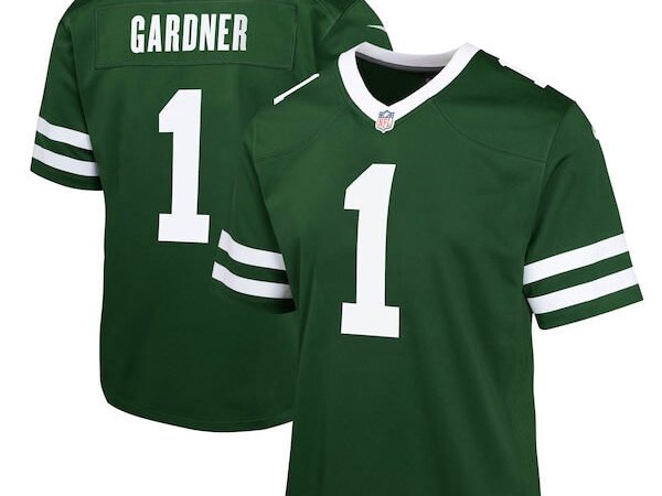 Ahmad Sauce Gardner New York Jets Nike Youth Game Jersey - Legacy Green