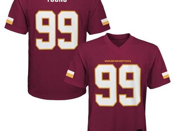 Chase Young Washington Commanders Preschool Replica Player Jersey - Burgundy