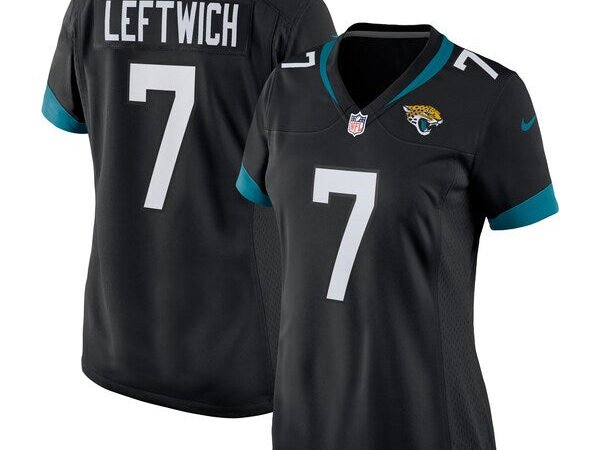 Byron Leftwich Jacksonville Jaguars Nike Women's Alternate Retired Player Game Jersey - Black/Teal