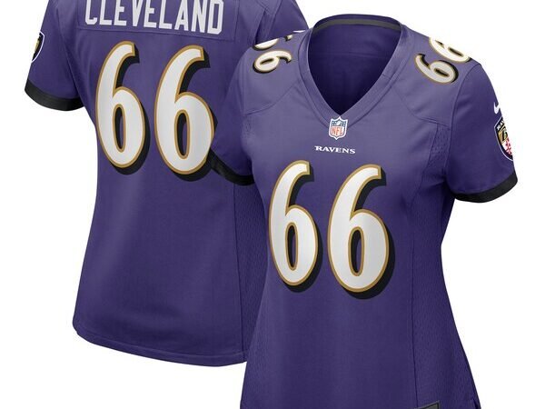Ben Cleveland Baltimore Ravens Nike Women's Game Jersey - Purple