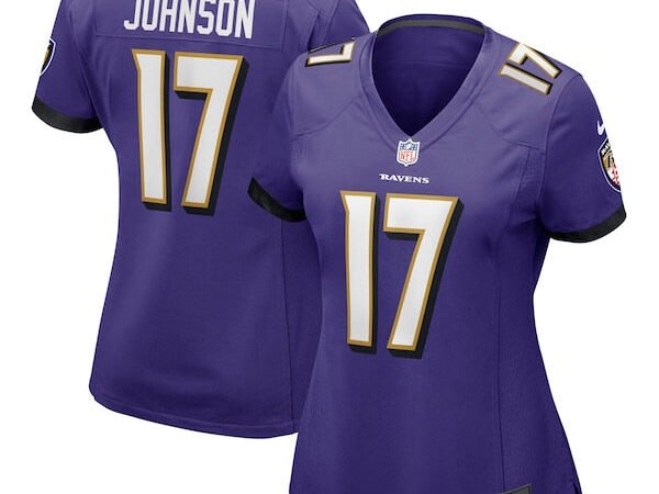 Josh Johnson Baltimore Ravens Nike Women's  Game Jersey -  Purple