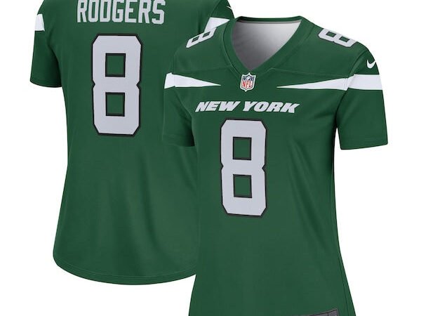 Aaron Rodgers New York Jets Nike Women's Legend Player Jersey - Gotham Green/White