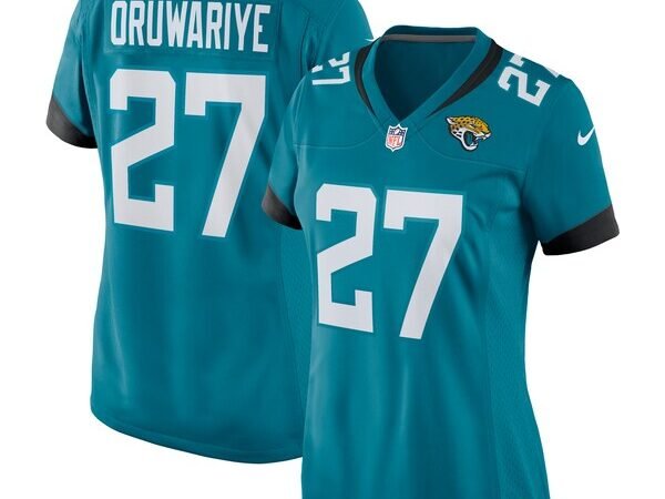 Amani Oruwariye Jacksonville Jaguars Nike Women's Game Jersey - Teal