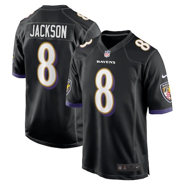 Lamar Jackson Baltimore Ravens Nike Alternate Game Jersey - Black