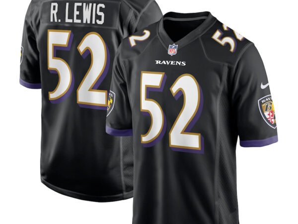 Ray Lewis Baltimore Ravens Nike Retired Player Game Jersey - Black