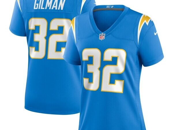 Alohi Gilman Los Angeles Chargers Nike Women's Game Jersey - Powder Blue