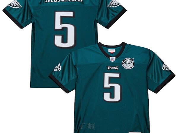 Donovan McNabb Philadelphia Eagles  2007 Authentic Throwback Retired Player Jersey - Midnight Green