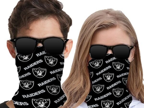 LAS VEGAS RAIDERS FACE MASK BANDANAS