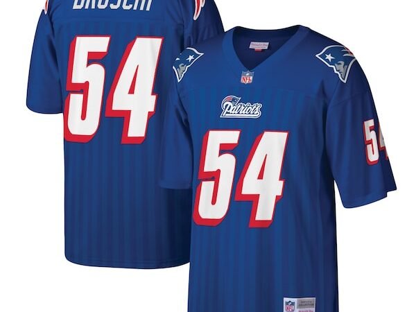 Tedy Bruschi New England Patriots Legacy Replica Jersey - Royal