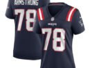 Bruce Armstrong New England Patriots Nike Women's Game Retired Player Jersey - Navy