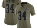 Bo Jackson Las Vegas Raiders Nike Women's 2022 Salute To Service Retired Player Limited Jersey - Olive
