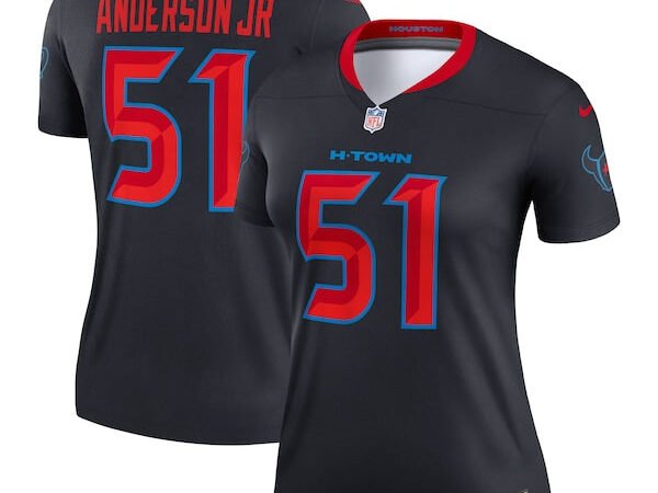 Will Anderson Jr. Houston Texans Nike Women's Alternate Legend Player Performance Top -  Navy/Red
