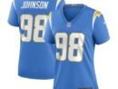 Austin Johnson Los Angeles Chargers Nike Women's Game Player Jersey - Powder Blue