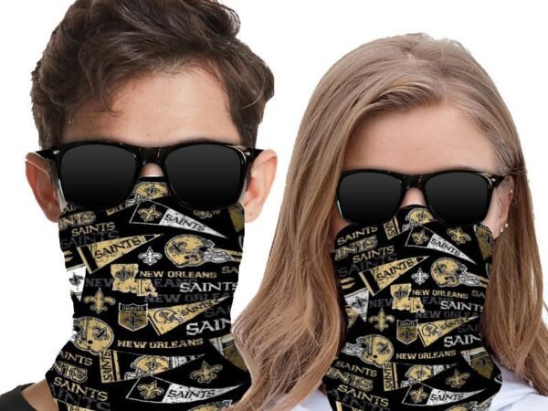 NEW ORLEANS SAINTS FACE MASK BANDANAS