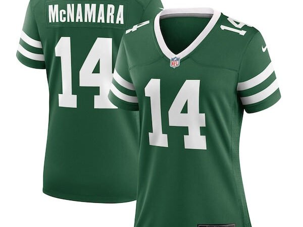Austin McNamara New York Jets Nike Women's Team Game Jersey - Legacy Green