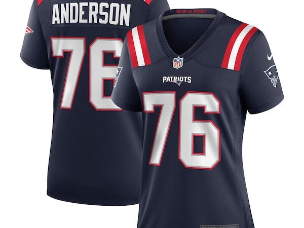 Calvin Anderson New England Patriots Nike Women's Game Jersey - Navy