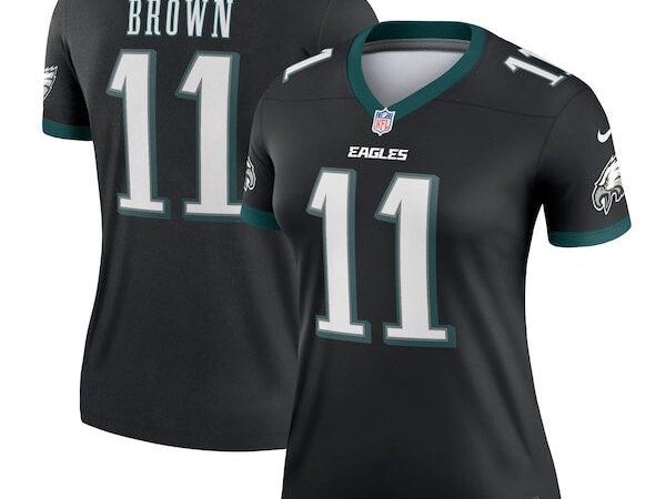 A.J. Brown Philadelphia Eagles Nike Women's Legend Jersey - Black
